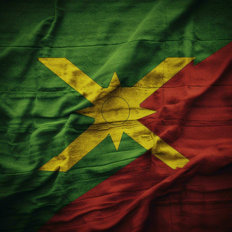 flag of Ethiopia high quality 4k ultra photo