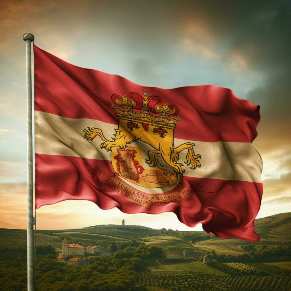 flag of Grand Duchy of Tuscany The hig photo