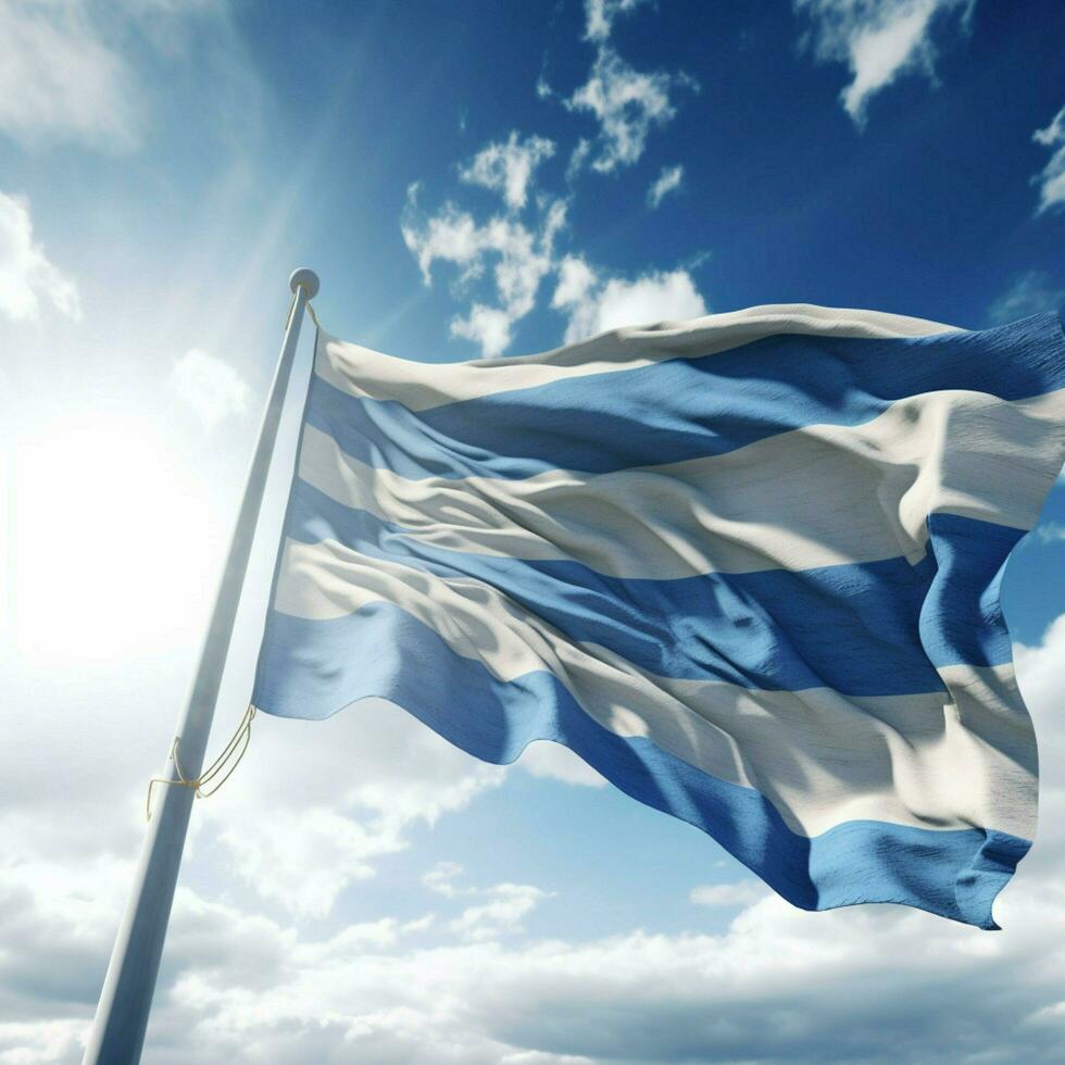 flag of Greece high quality 4k ultra h photo