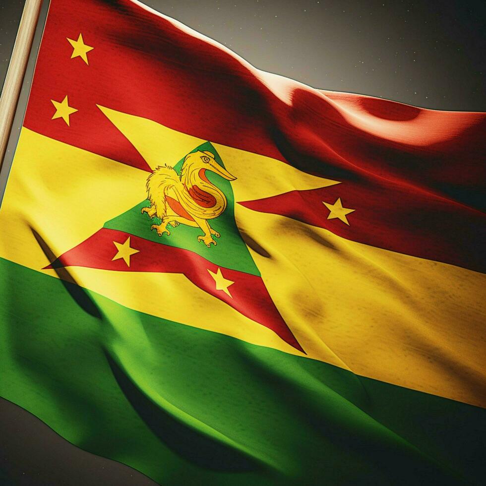 flag of Grenada high quality 4k ultra photo