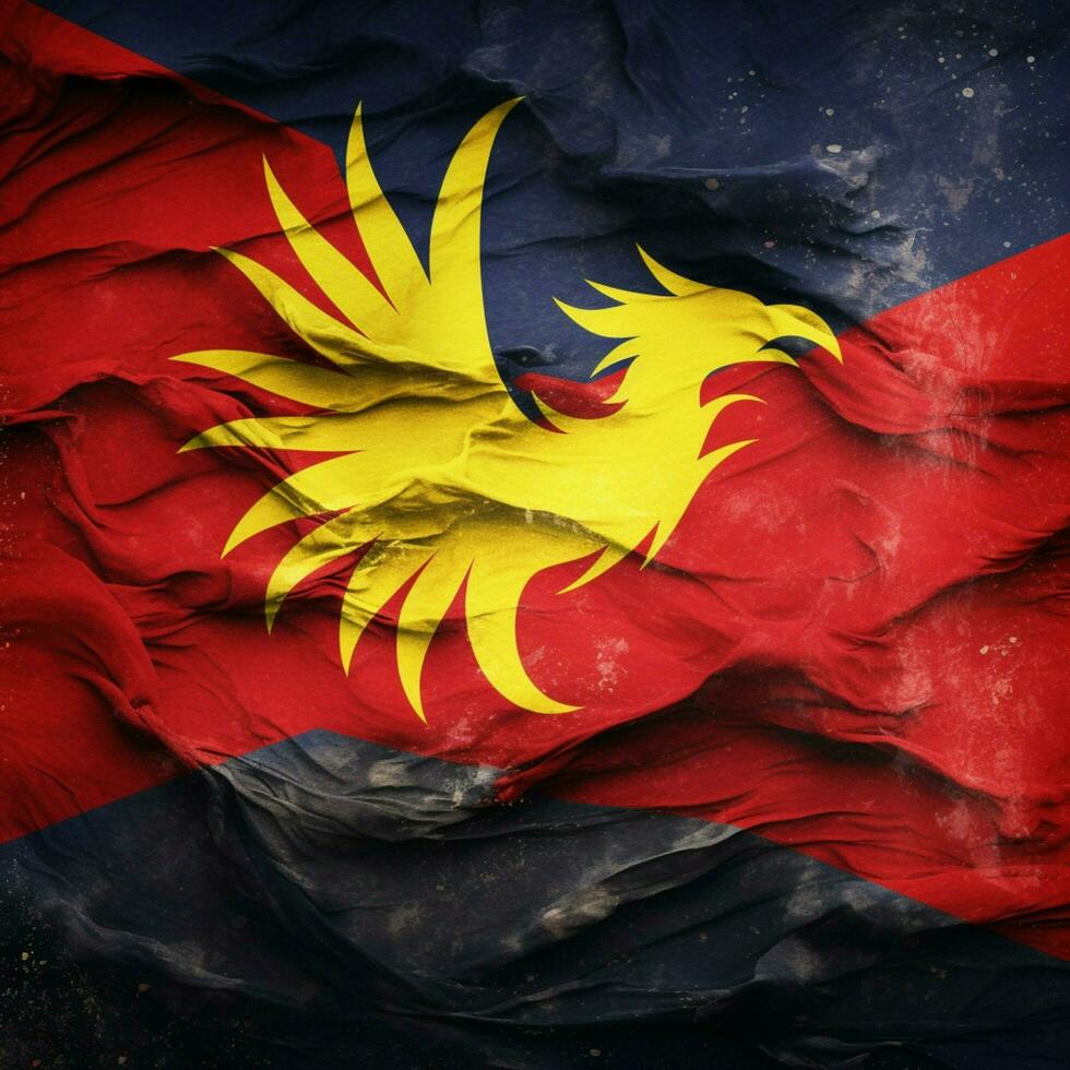 flag of Lew Chew Loochoo high quality photo