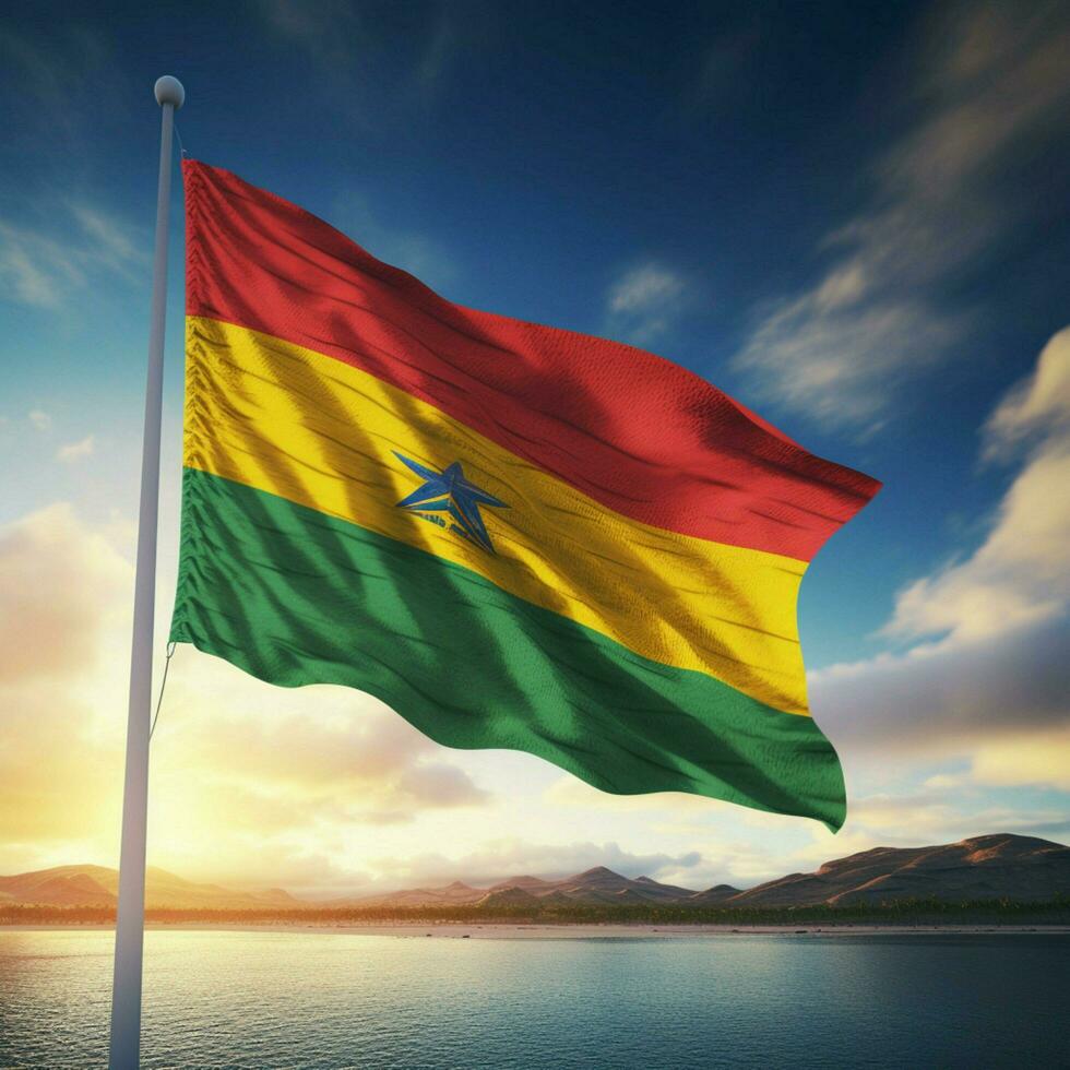 flag of Mauritius high quality 4k ultr photo