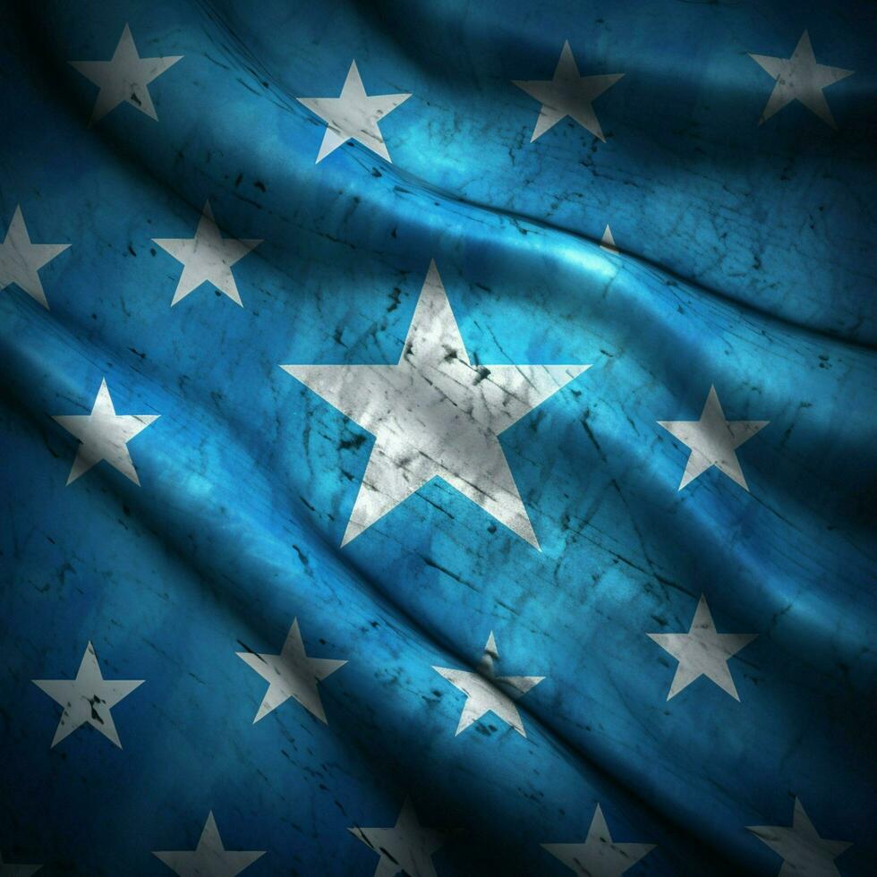 flag of Micronesia high quality 4k ult photo