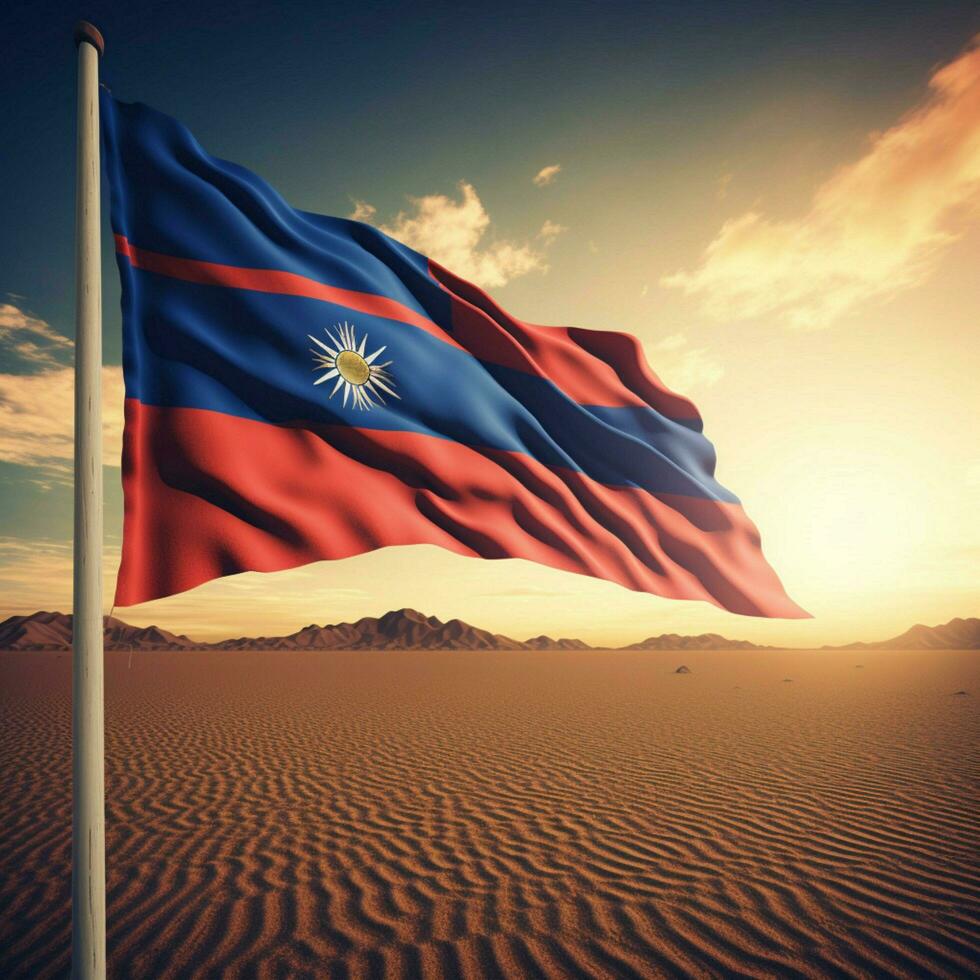 flag of Namibia high quality 4k ultra photo