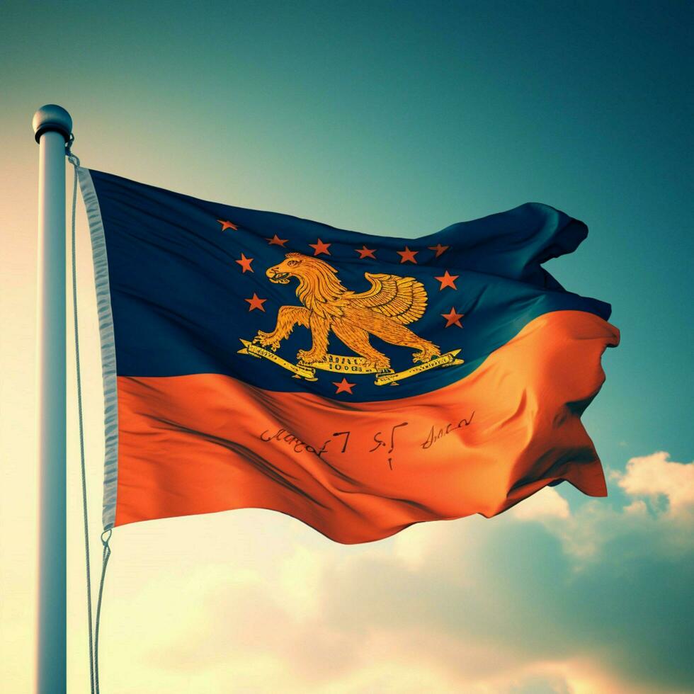 flag of Nassau high quality 4k ultra h photo