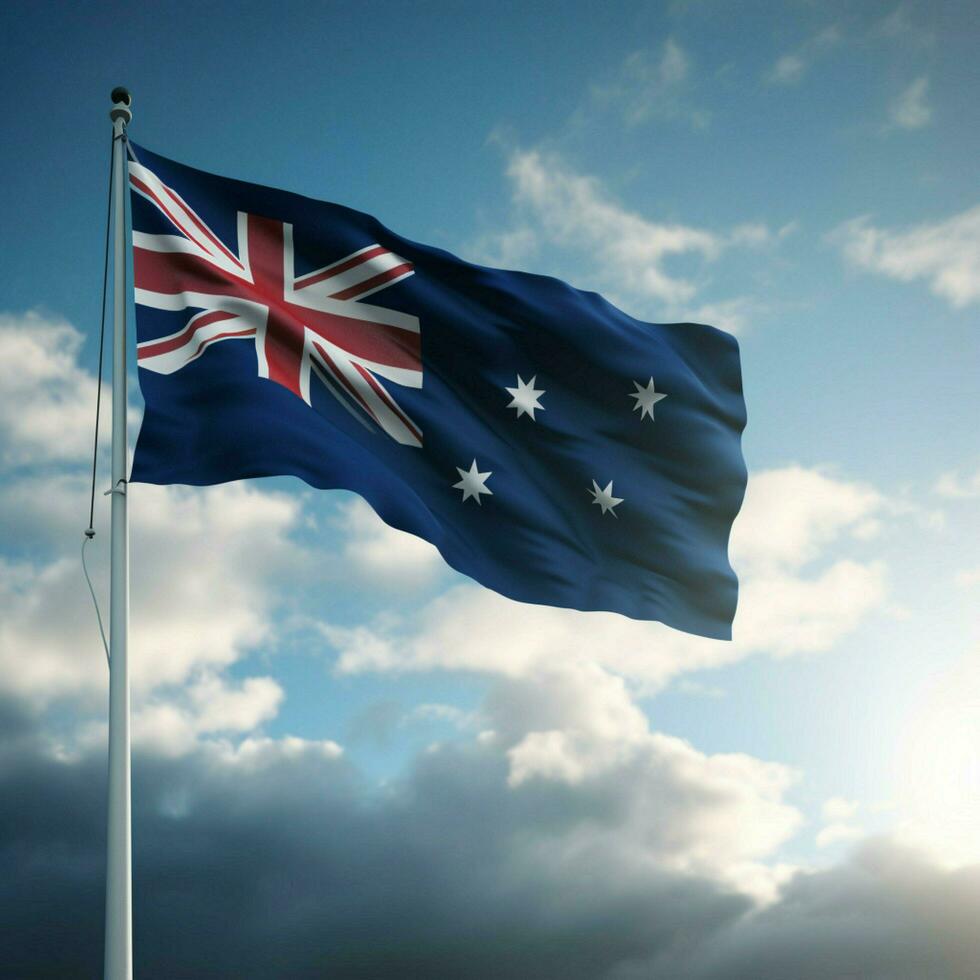 flag of New Zealand high quality 4k ul photo