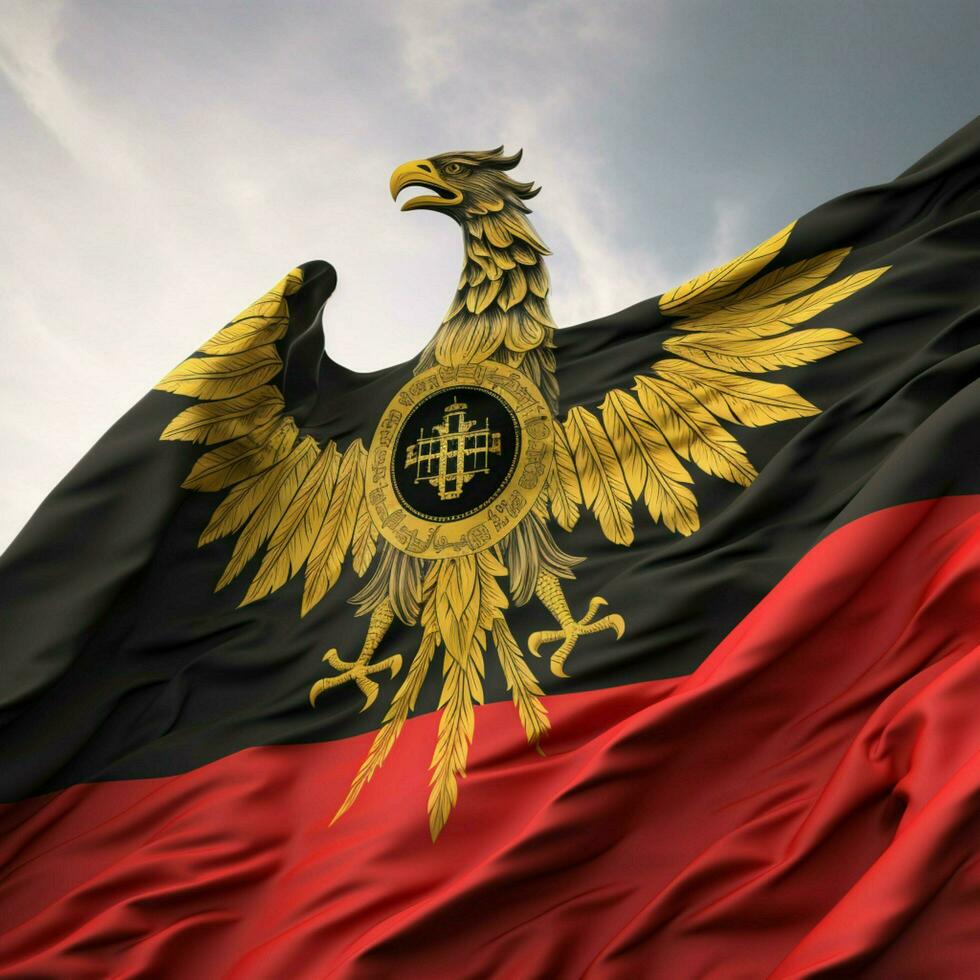 flag of North German Confederation hig photo