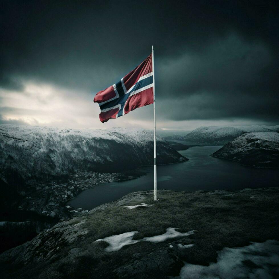 flag of Norway high quality 4k ultra h photo
