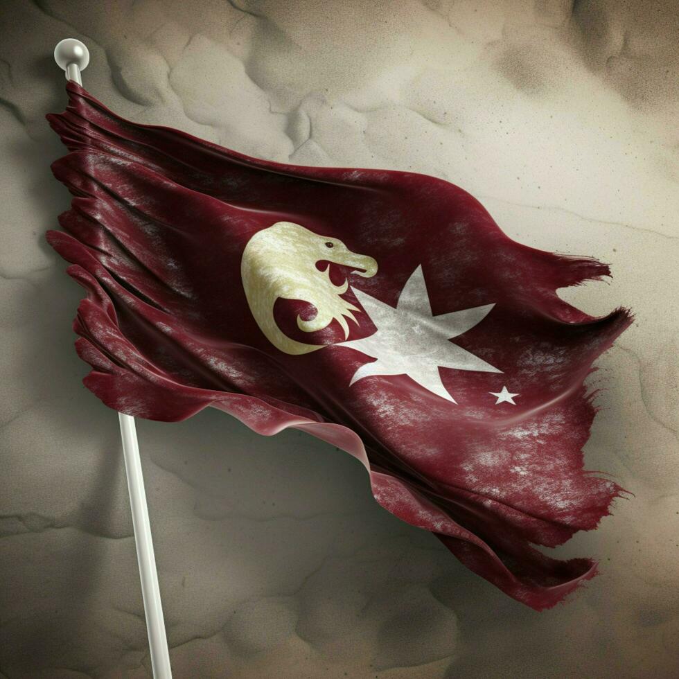 flag of Qatar high quality 4k ultra hd photo