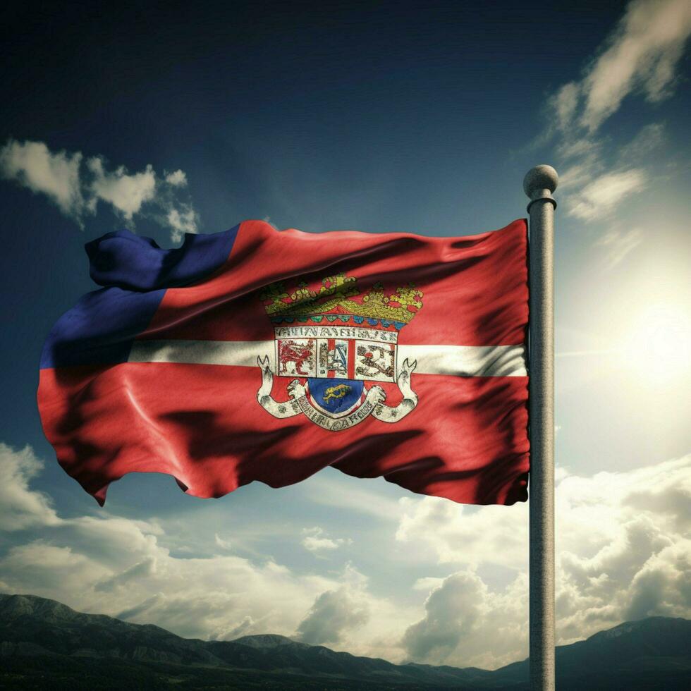 flag of Serbia high quality 4k ultra h photo