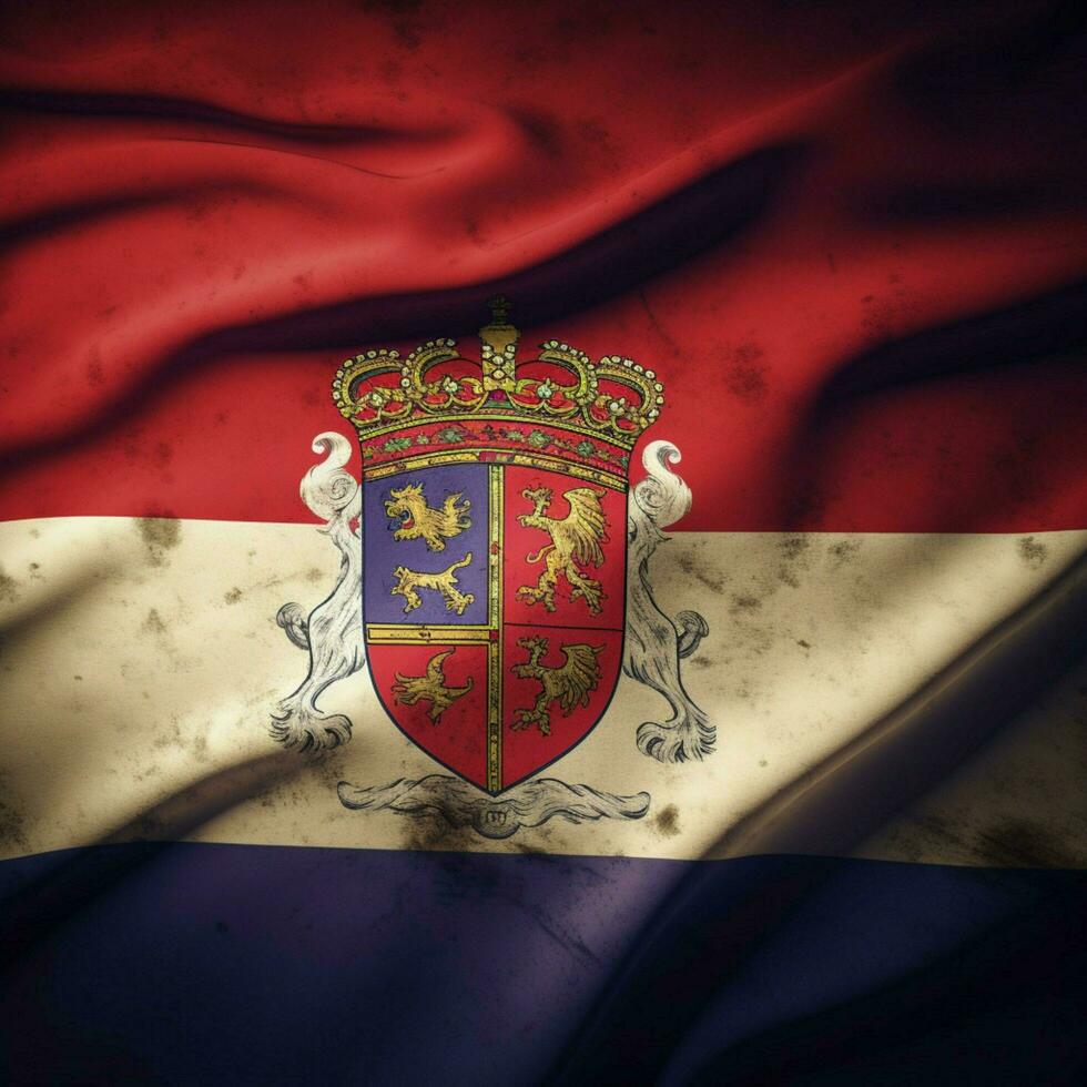 flag of Serbia high quality 4k ultra h photo