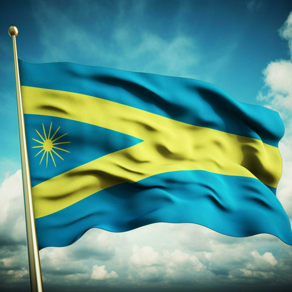 bandera de Tanzania alto calidad 4k ultra foto