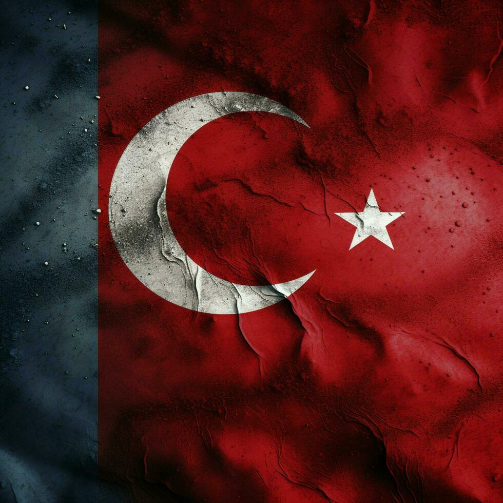flag of Turkey high quality 4k ultra h photo