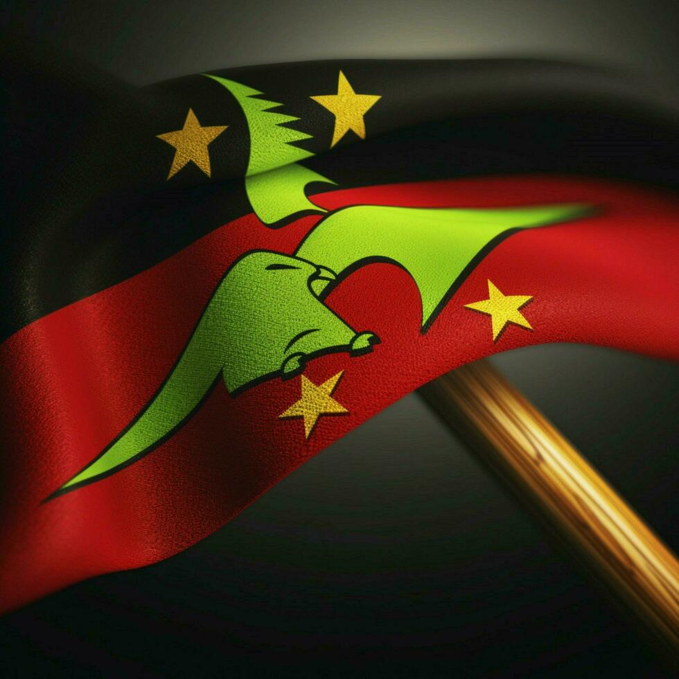 bandera de vanuatu alto calidad 4k ultra foto