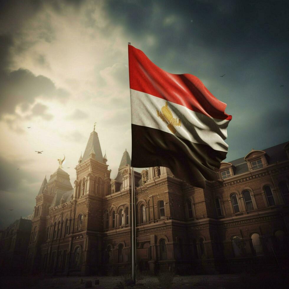 flag of Yemen high quality 4k ultra hd photo