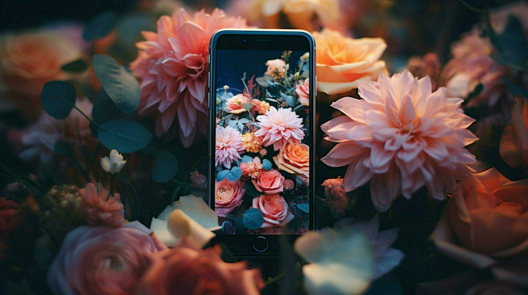 flowers wallpaper iphone exquisite hyper-detail photo