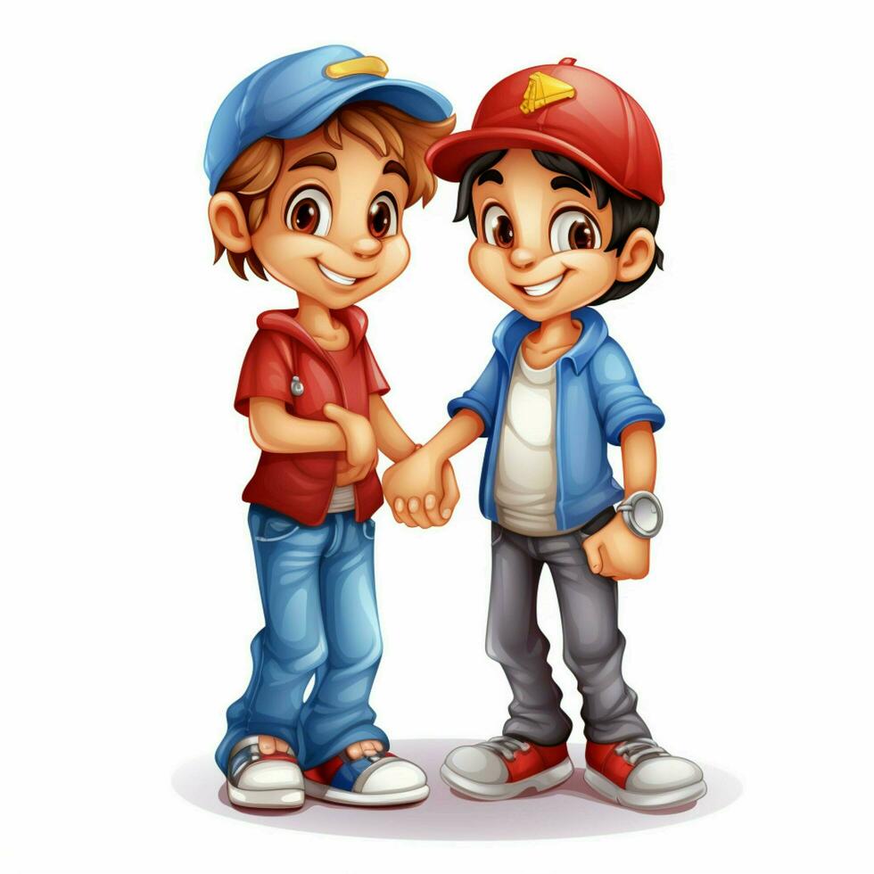 friendship day with white background high quality photo