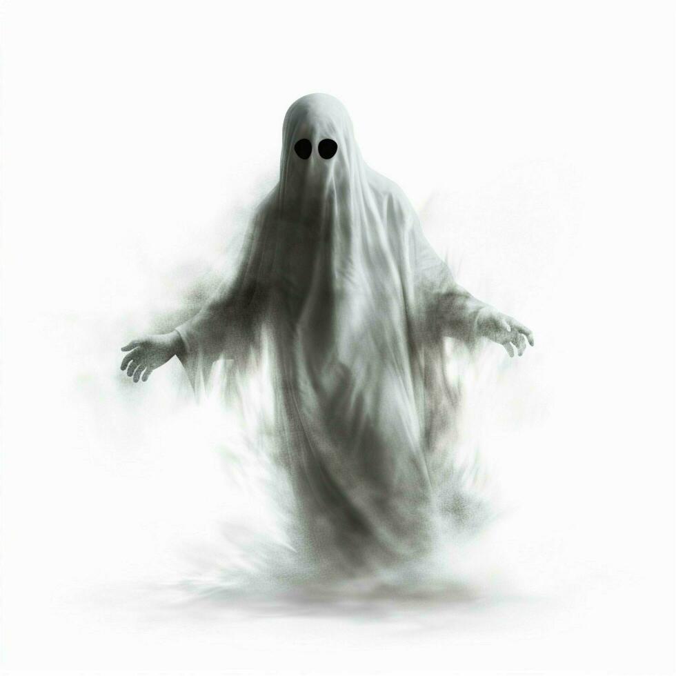 ghost with white background high quality ultra hd photo