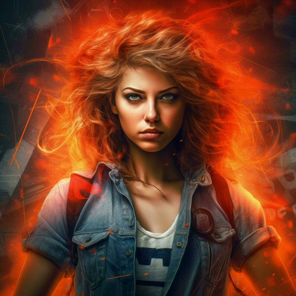 girl power high quality 4k ultra hd hdr photo