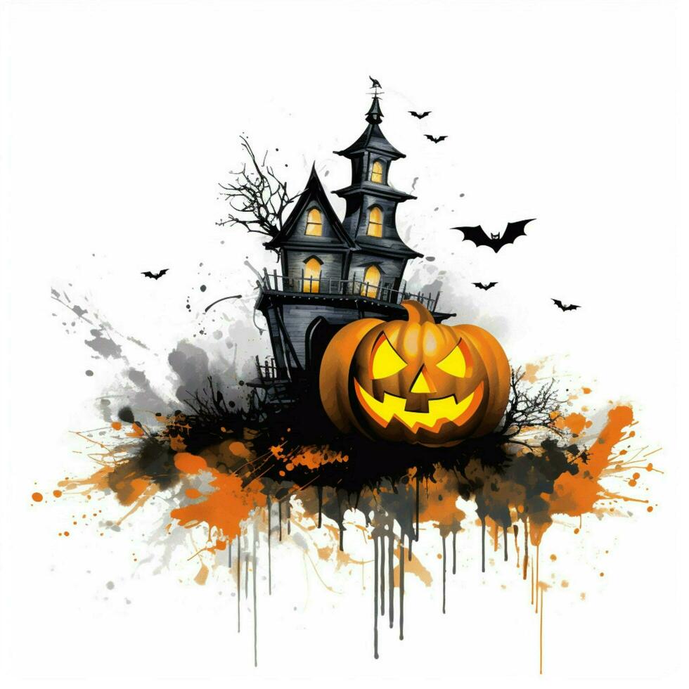 halloween with white background high quality ultra photo