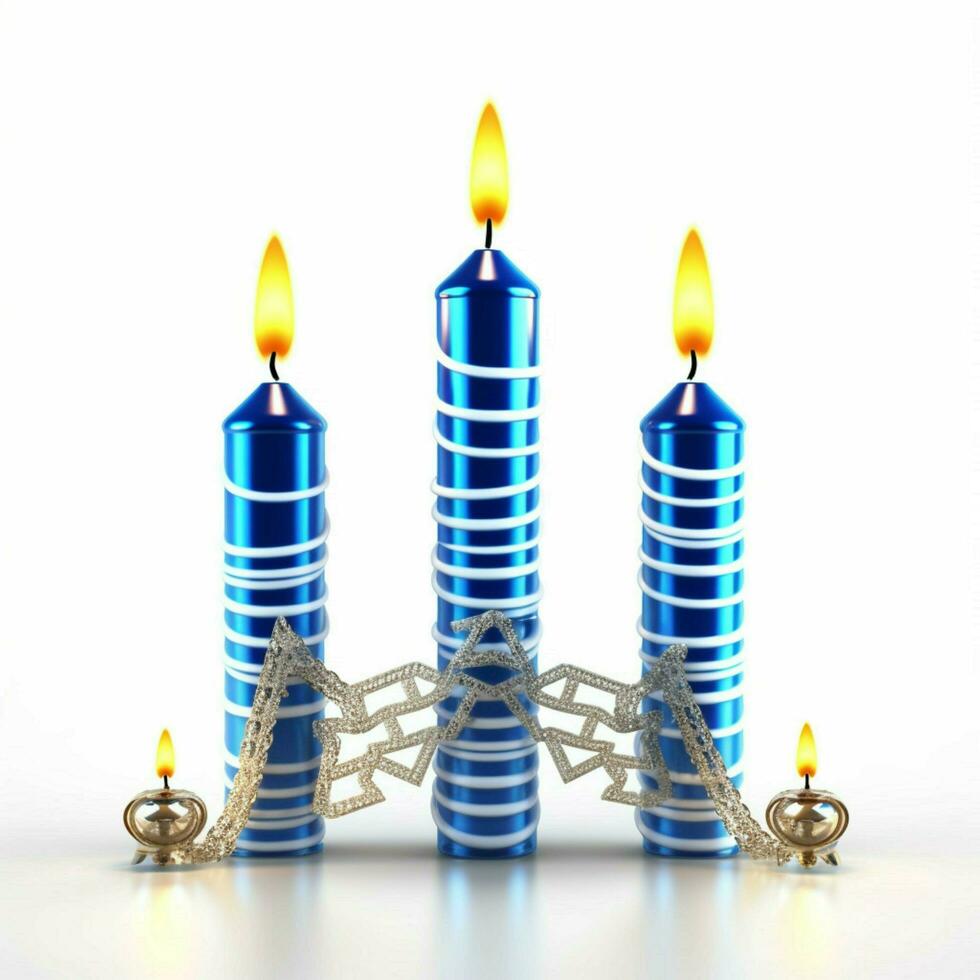 hanukkah cards with white background high quality photo