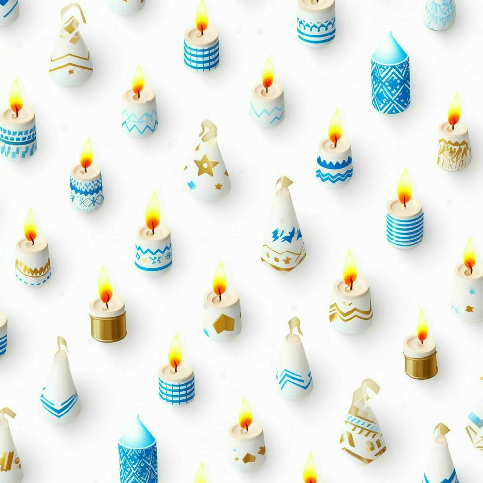 hanukkah patterns with white background high quality photo
