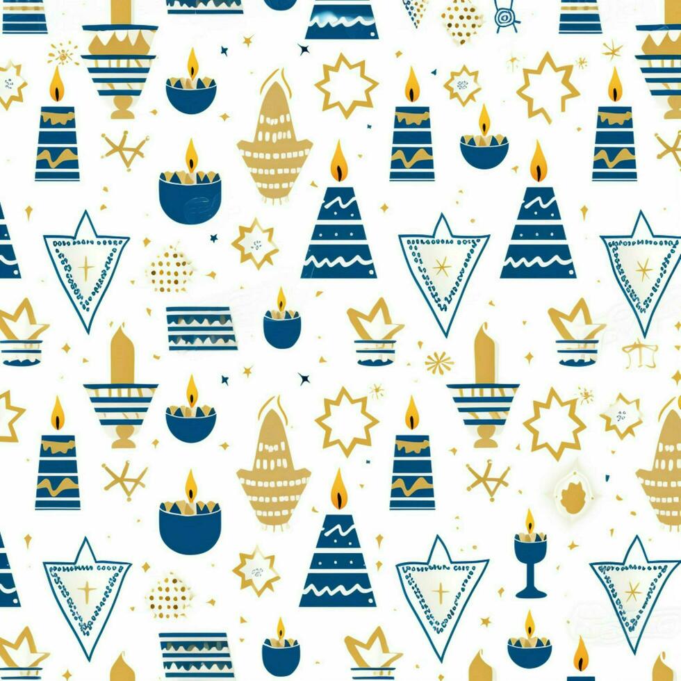 hanukkah patterns with white background high quality photo