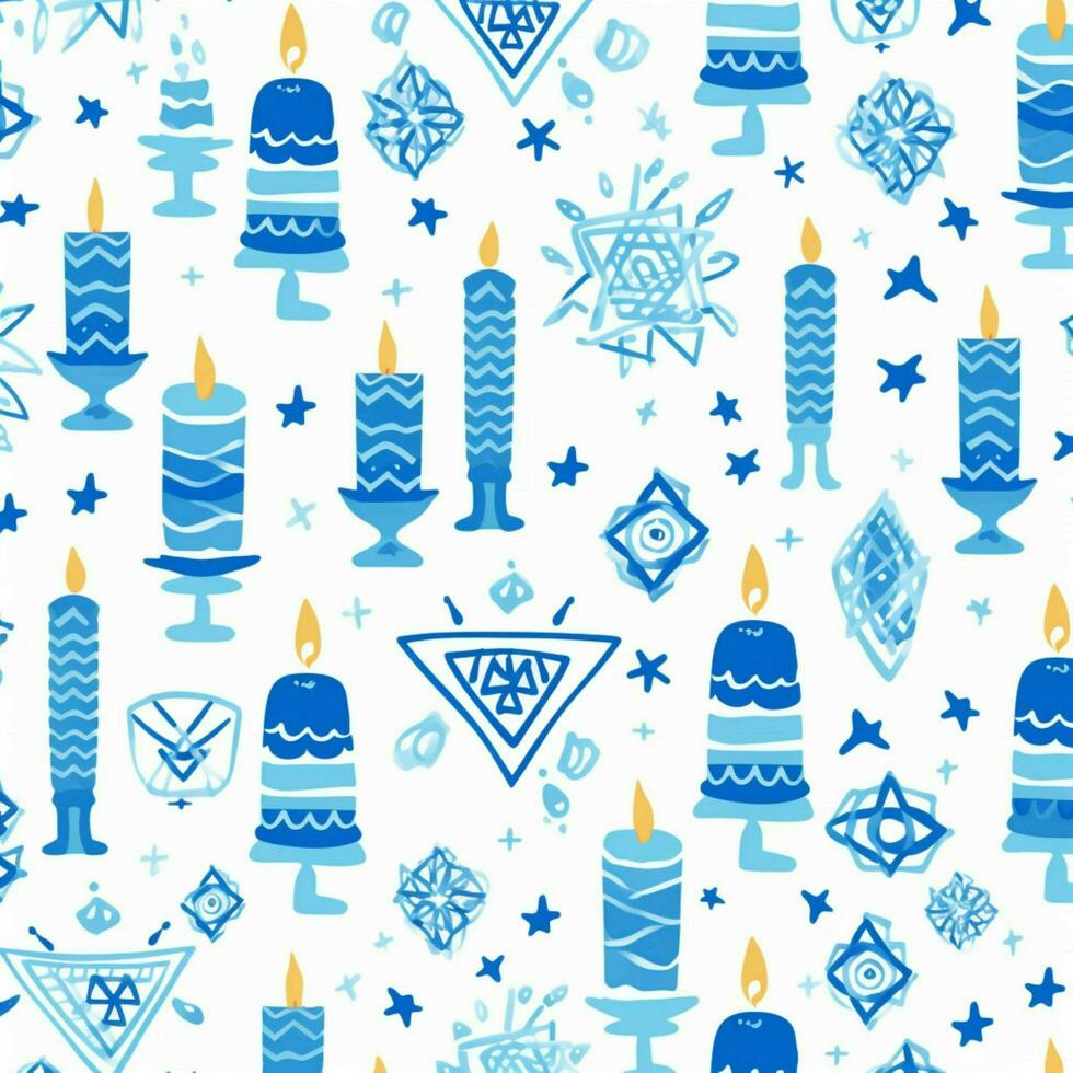 hanukkah patterns with white background high quality photo