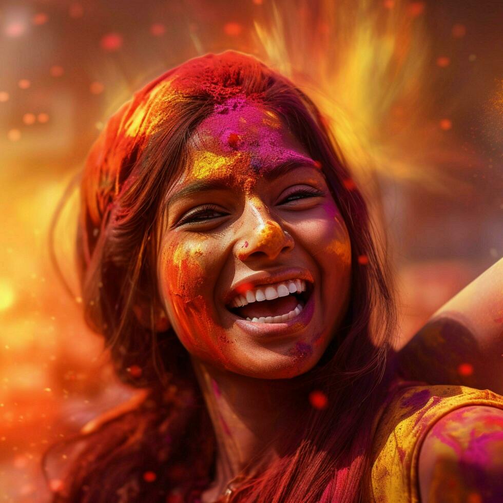 happy holi high quality 4k ultra hd hdr photo