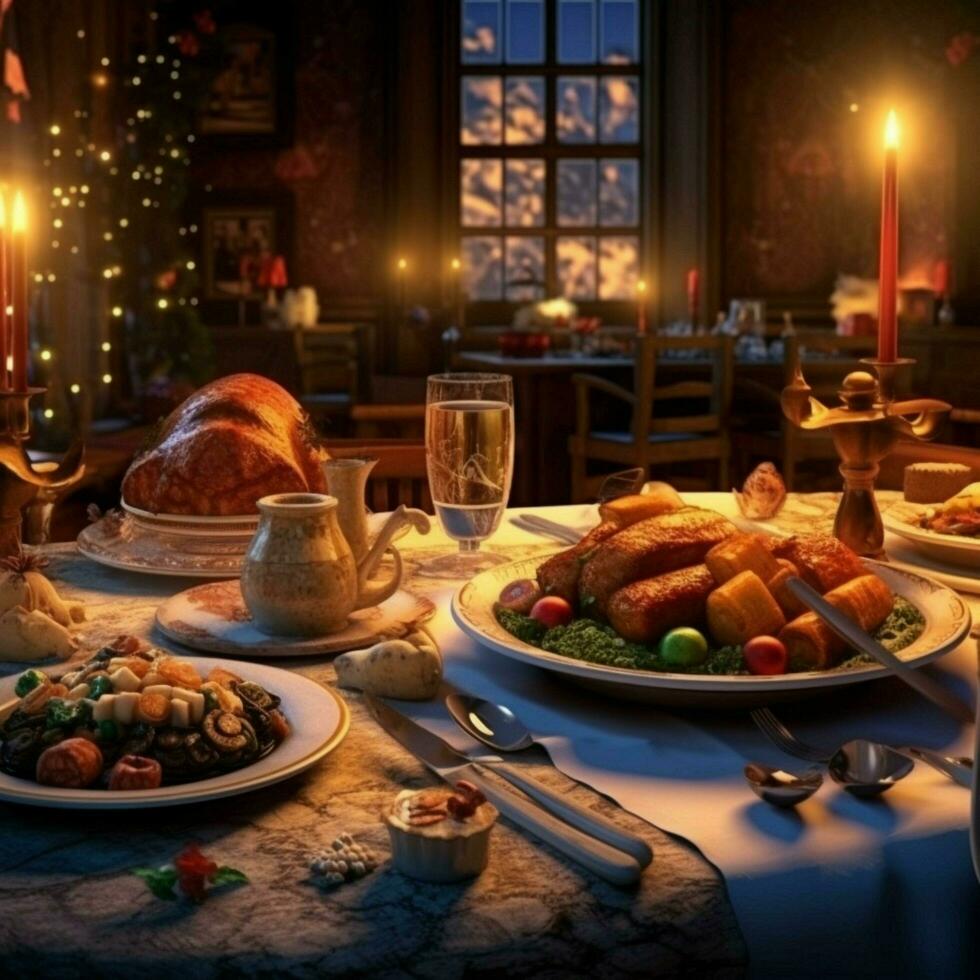 happy new year dinner high quality 4k ultra hd h photo