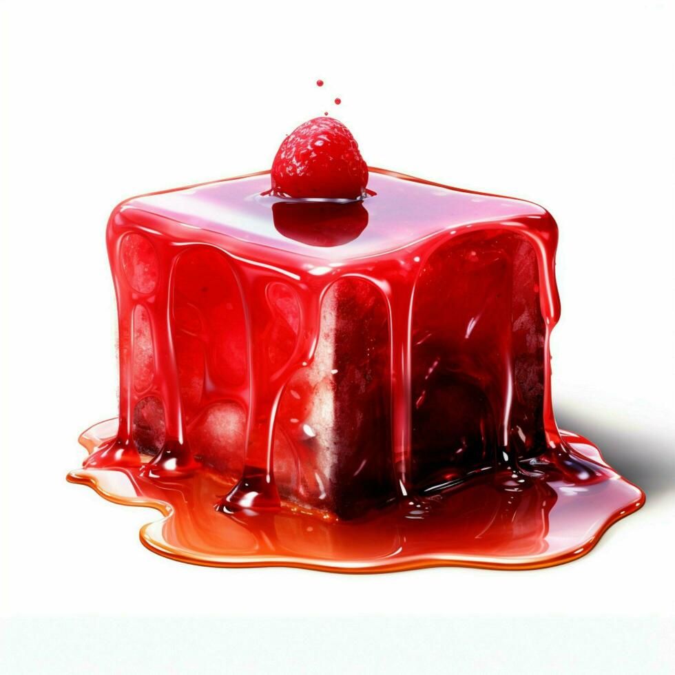 jelly jam with white background high quality ultra photo