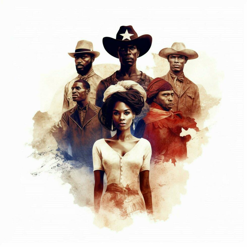 juneteenth with white background high quality ultra photo