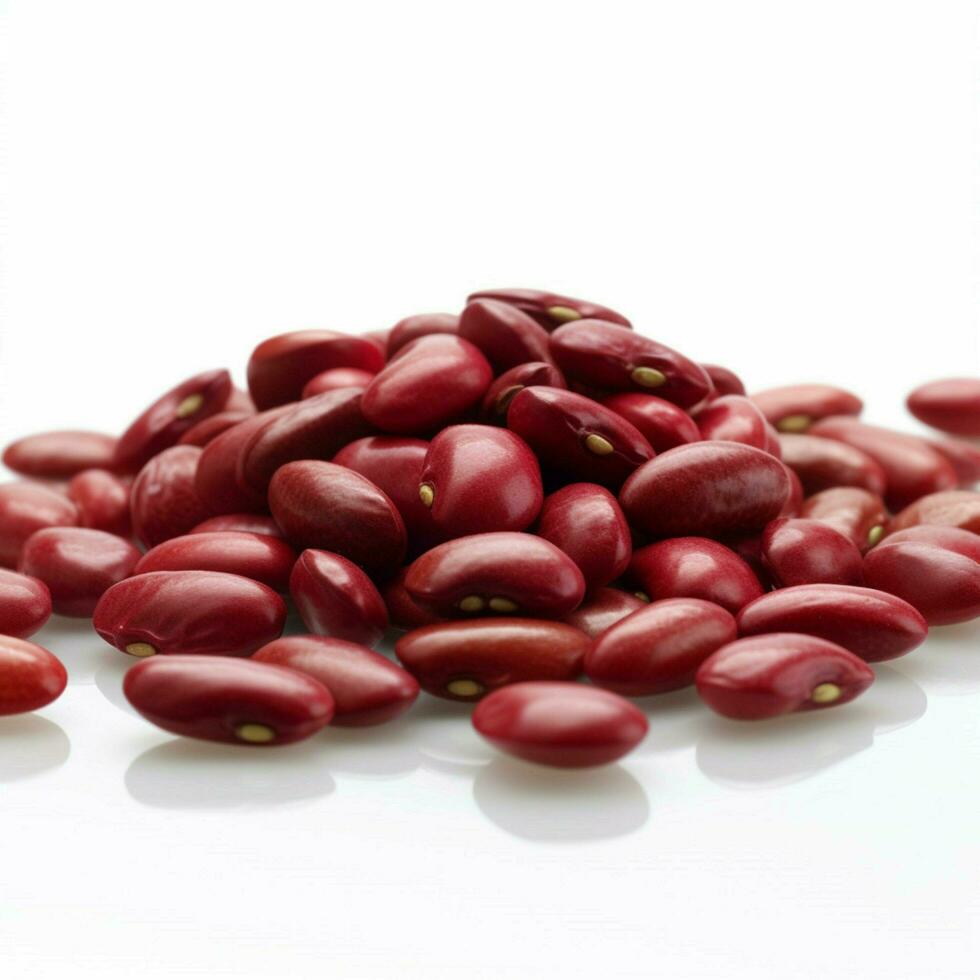 kidney beans with white background high quality photo