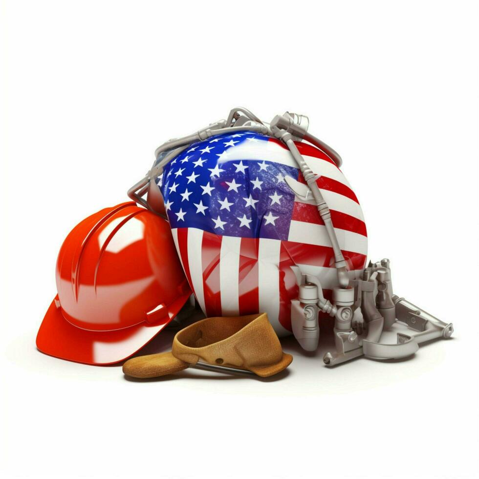 labor day with white background high quality ultra photo