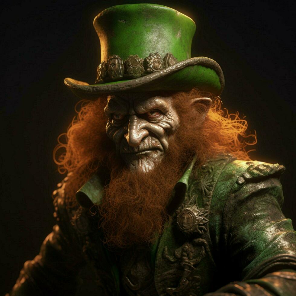 leprechaun high quality 4k ultra hd hdr photo