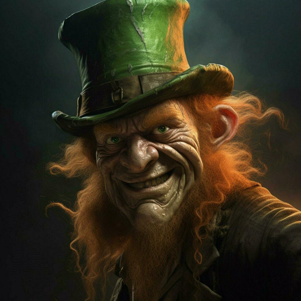 leprechaun high quality 4k ultra hd hdr photo