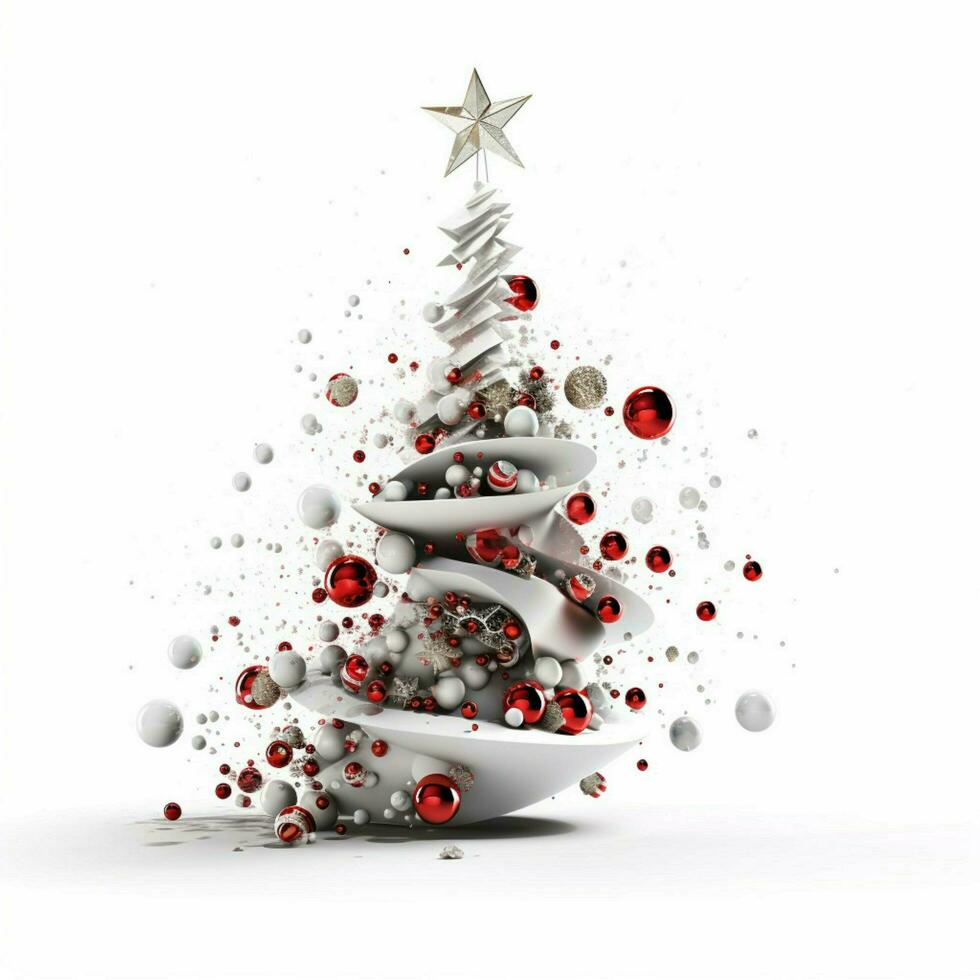 merry christmas with white background high quality photo