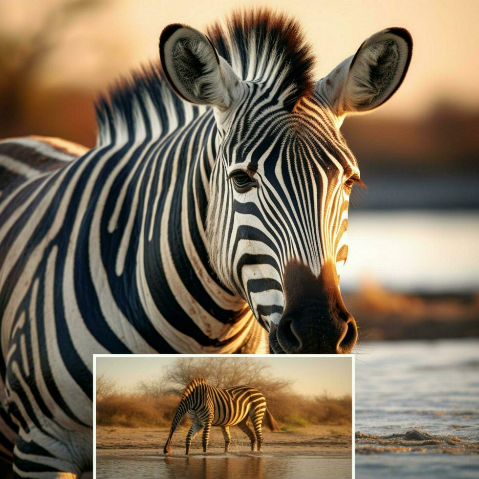 national animal of Botswana high quality 4k ultr photo