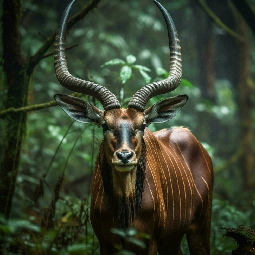 nacional animal de Camerún alto calidad 4k ultra foto