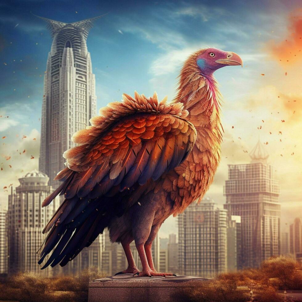 national bird of Azerbaijan high quality 4k ultr photo
