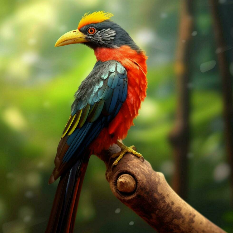 nacional pájaro de Guayana alto calidad 4k ultra hd foto