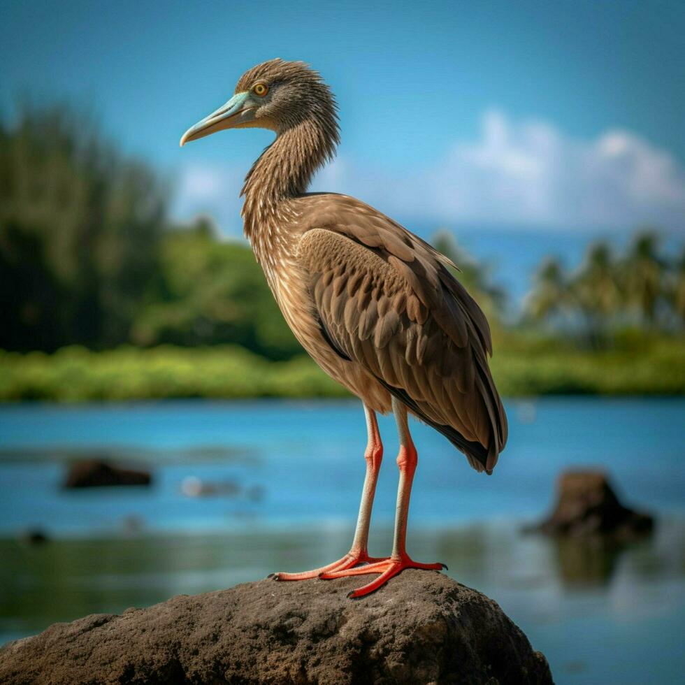 national bird of Mauritius high quality 4k ultra photo