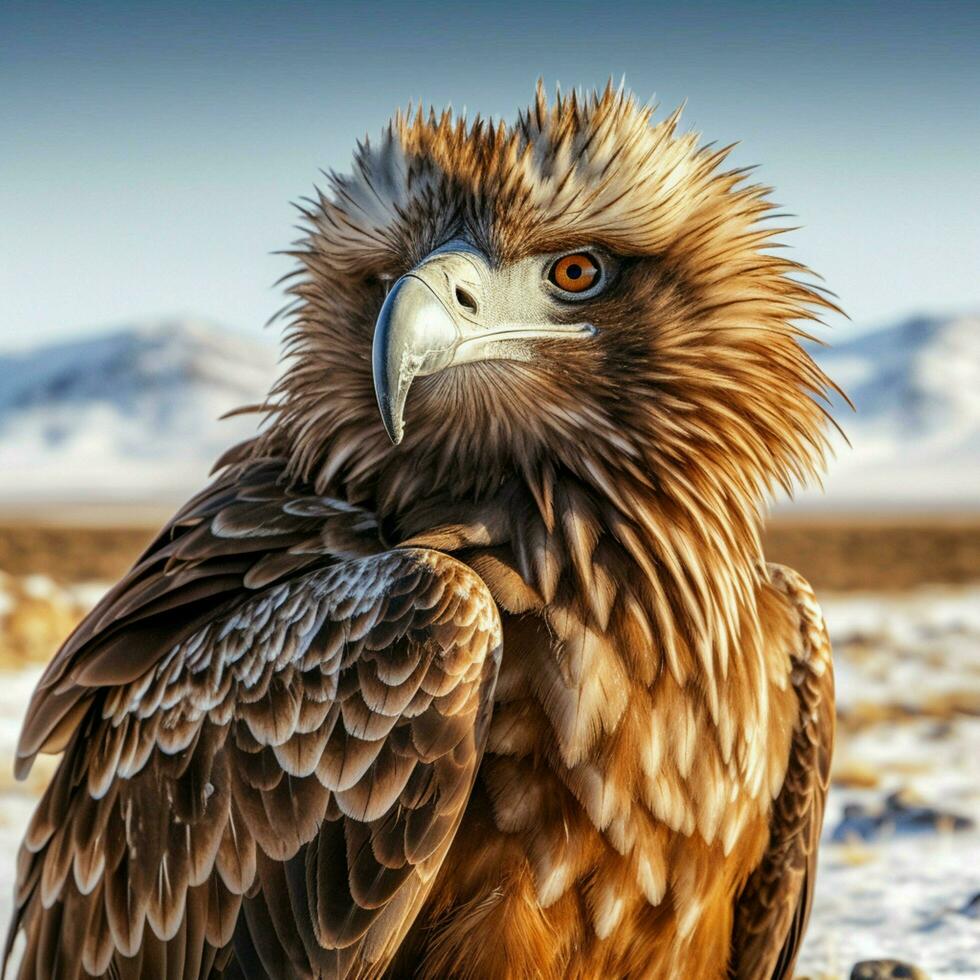 national bird of Mongolia high quality 4k ultra photo