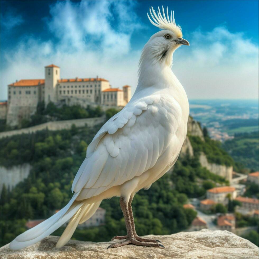 nacional pájaro de san marino alto calidad 4k ultra foto