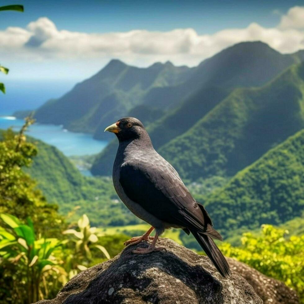 national bird of Saint Lucia high quality 4k ult photo