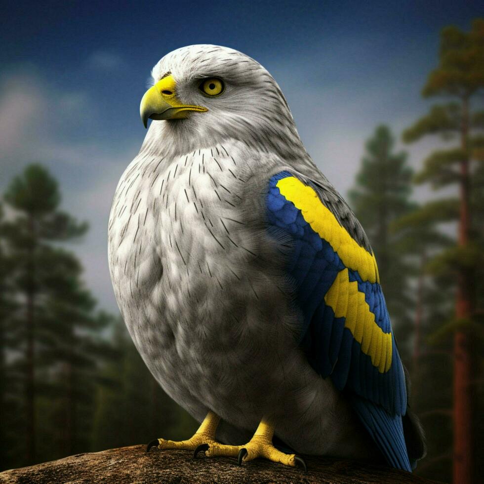 national bird of Sweden high quality 4k ultra hd photo