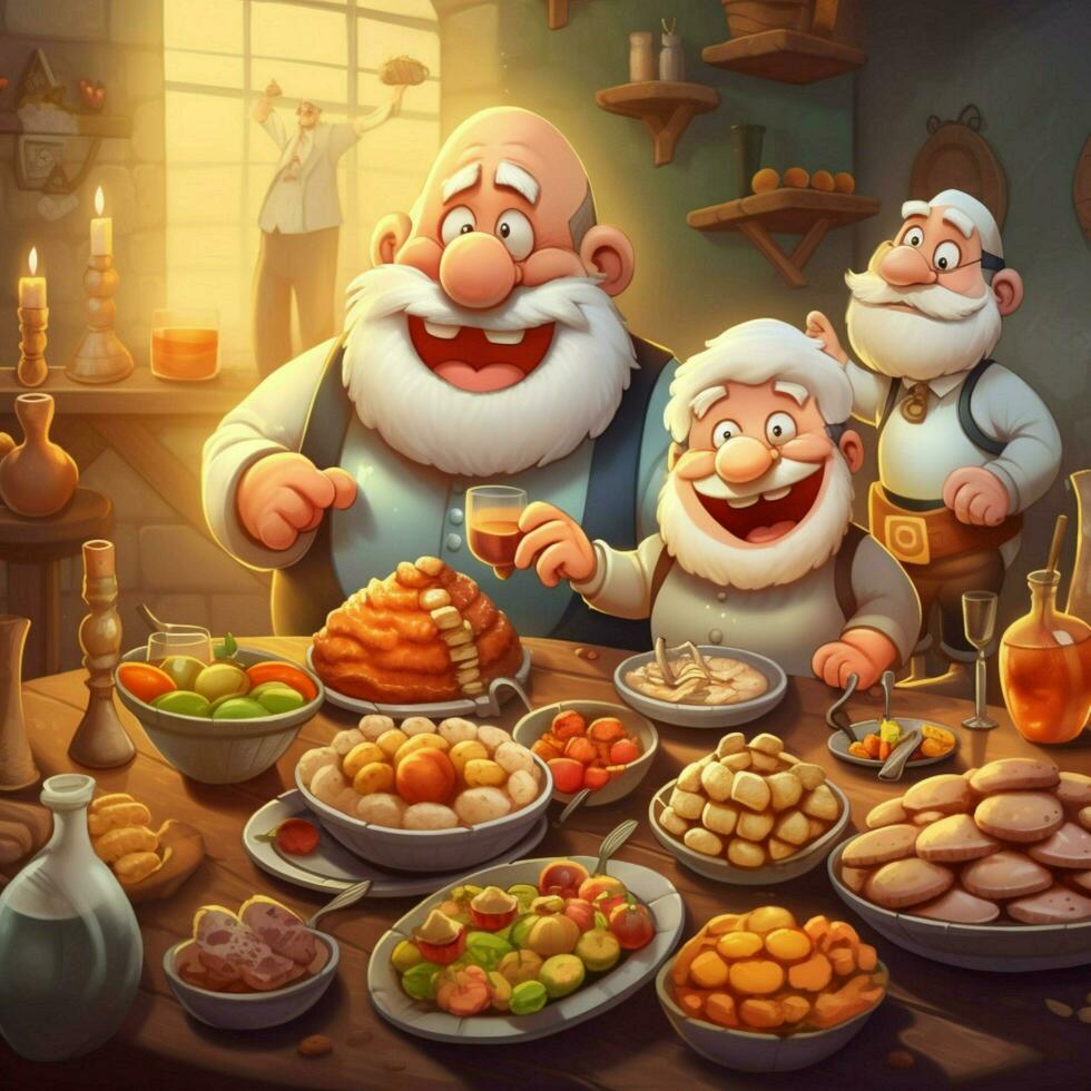 passover cartoons high quality 4k ultra hd hdr photo