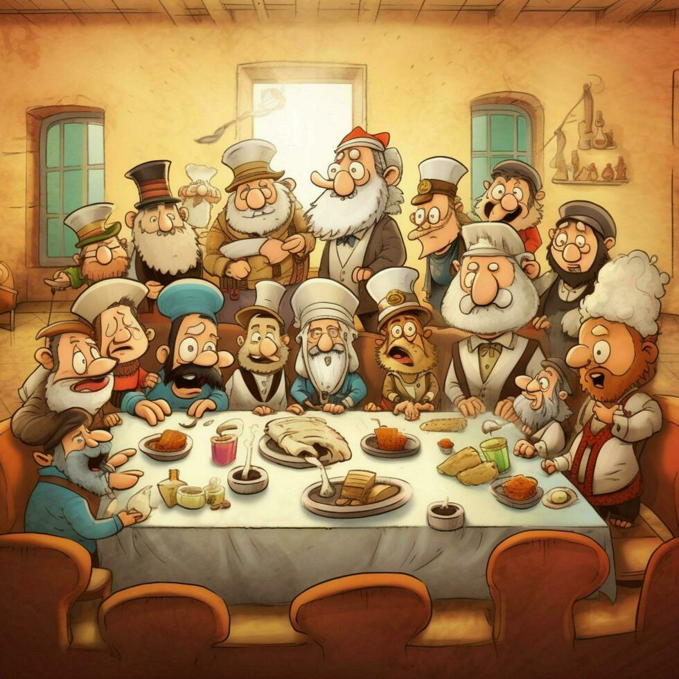 passover cartoons high quality 4k ultra hd hdr photo