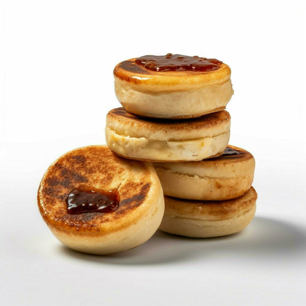 photo of English muffins with no background