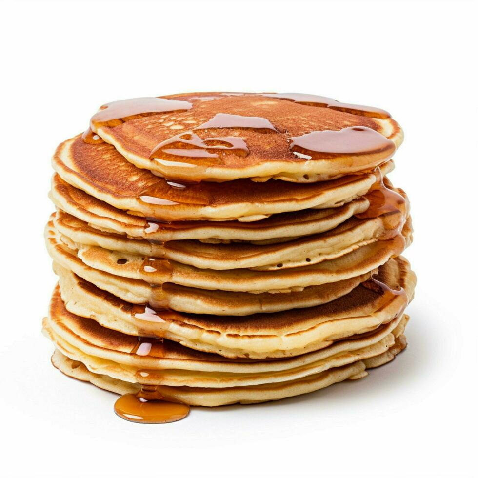 photo of Pancakes with no background with white back